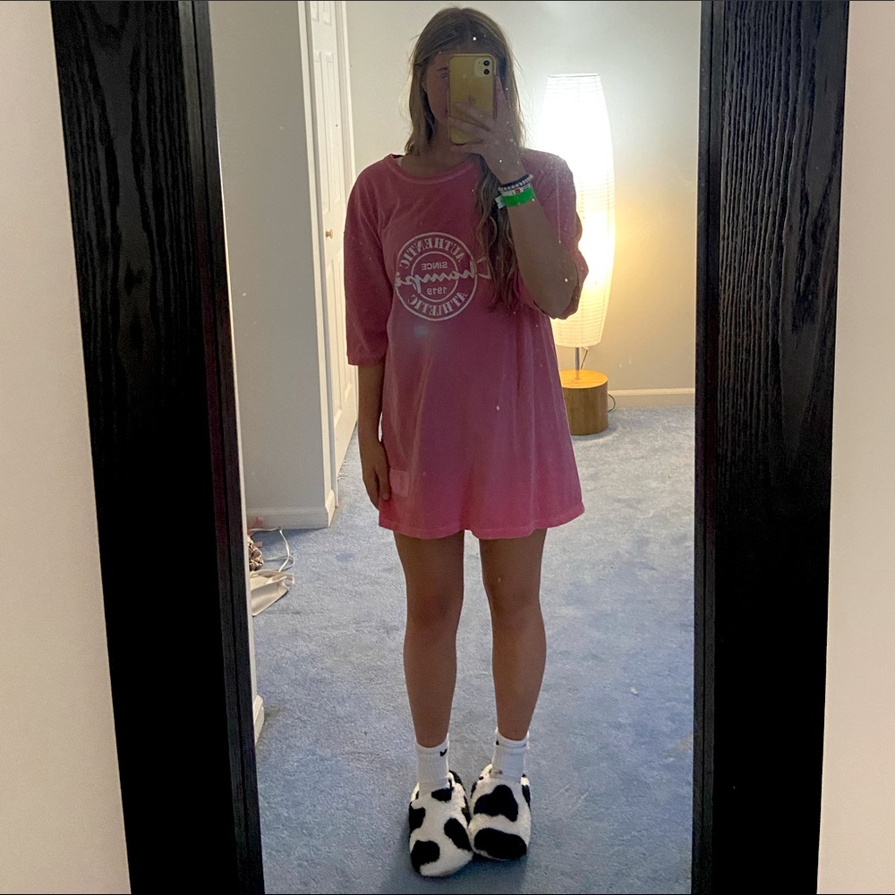 vintage coral champion t shirt